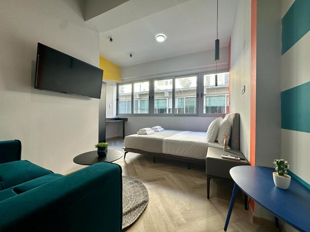 Ermou Funky Lofts Lägenhet Aten Exteriör bild